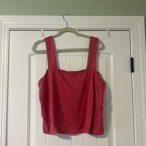 Bright Pink Crop Tank